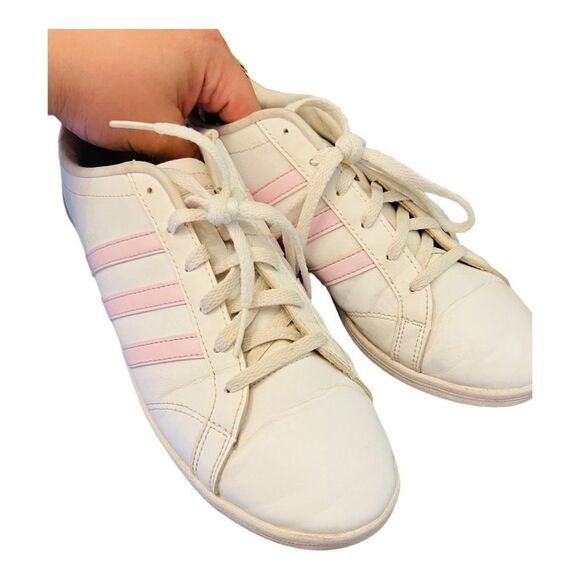Adidas Ortholite Float Shoes in White and Pink size 8 1/2 leather sneakers - Picture 14 of 14
